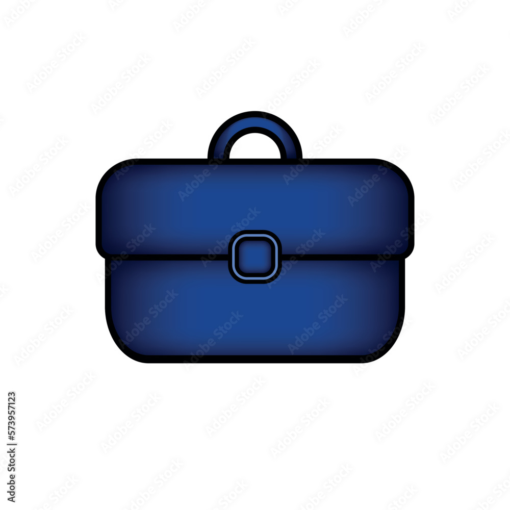 Portfolio icon on white. Portfolio icon on white.