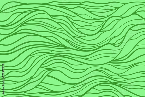 Wave pattern. Colorful wavy background. Hand drawn lines. Stripe texture. Doodle for design. Line art. Colored wallpaper