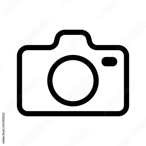 camera icon, photo camera in trendy flat design