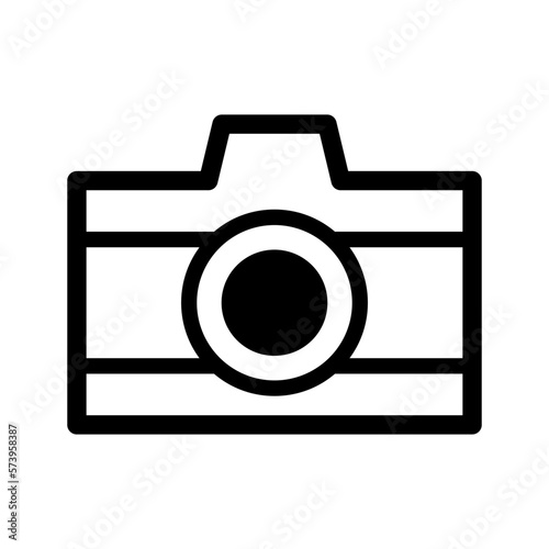 camera icon, photo camera in trendy flat design