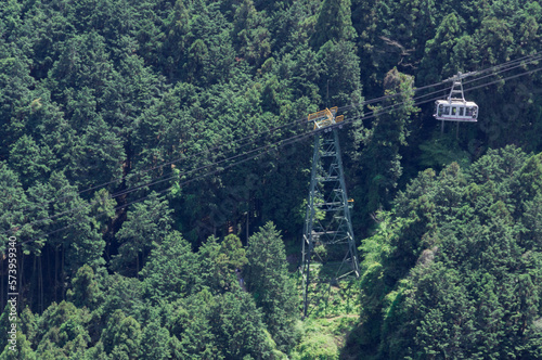 Yamato Katsuragi Mountain Ropeway, Kushira, Gose City, Nara Prefecture.