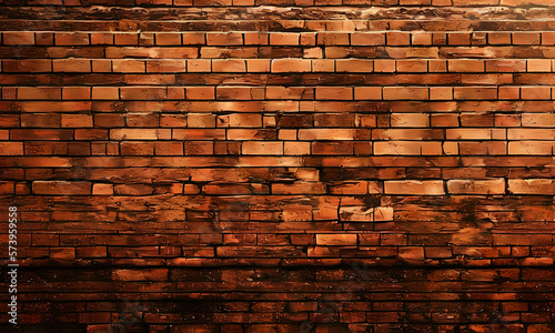 brick wall close-up created with Generative AI technology