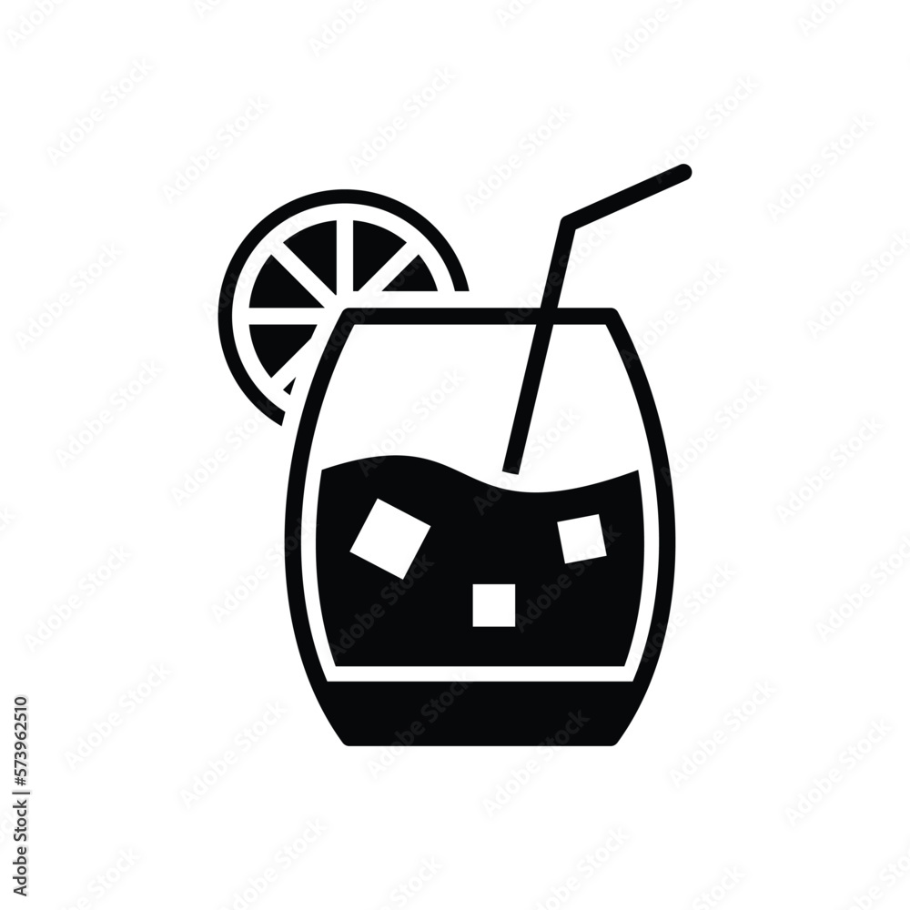 drink icon vector design template in white background drink icon vector design template in white background