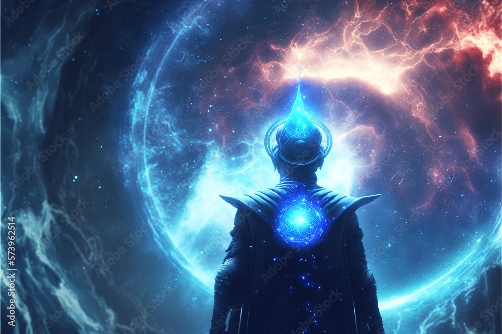 Meditation background for yoga lotus pose universe and cosmos. Soul healing energy. generative AI digital illustration. Meditation background for yoga lotus pose universe and cosmos. Soul healing energy. generative AI digital illustration.
