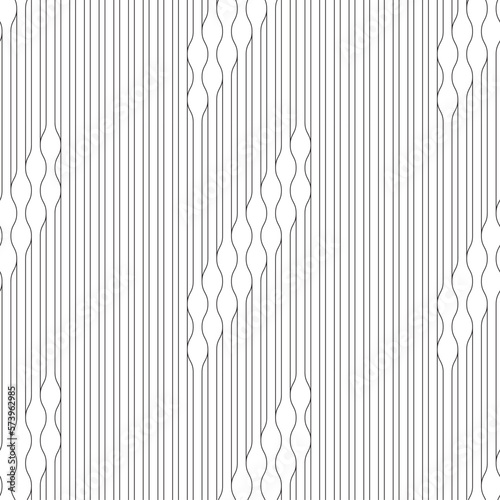 Vector seamless models. Modern stylish texture. Composition from regularly repeating geometrical element. Monochrome, simple. Vector illustrations.