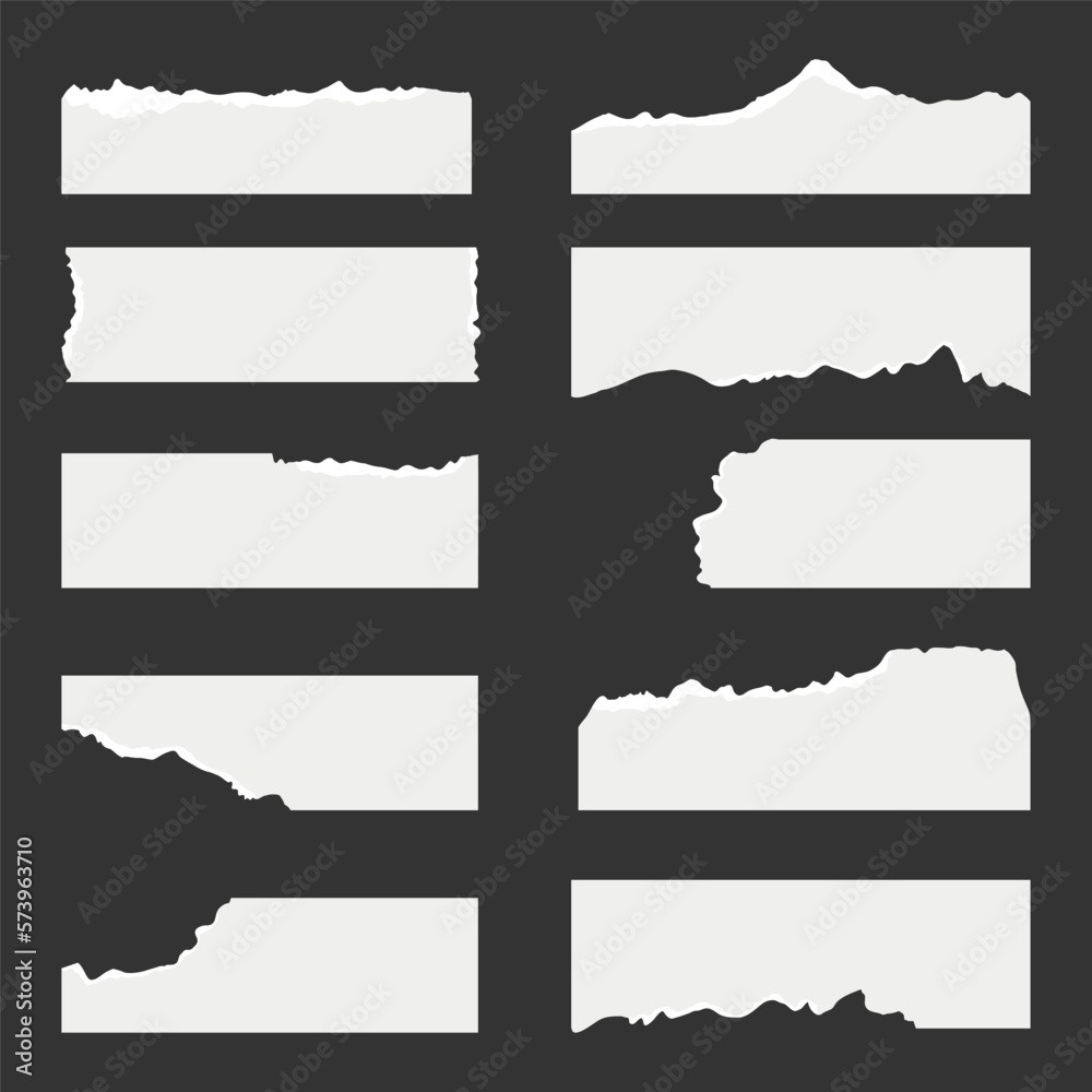 Ripped Paper Design. Easy to edit. Eps 10 Ripped Paper Design. Easy to edit. Eps 10