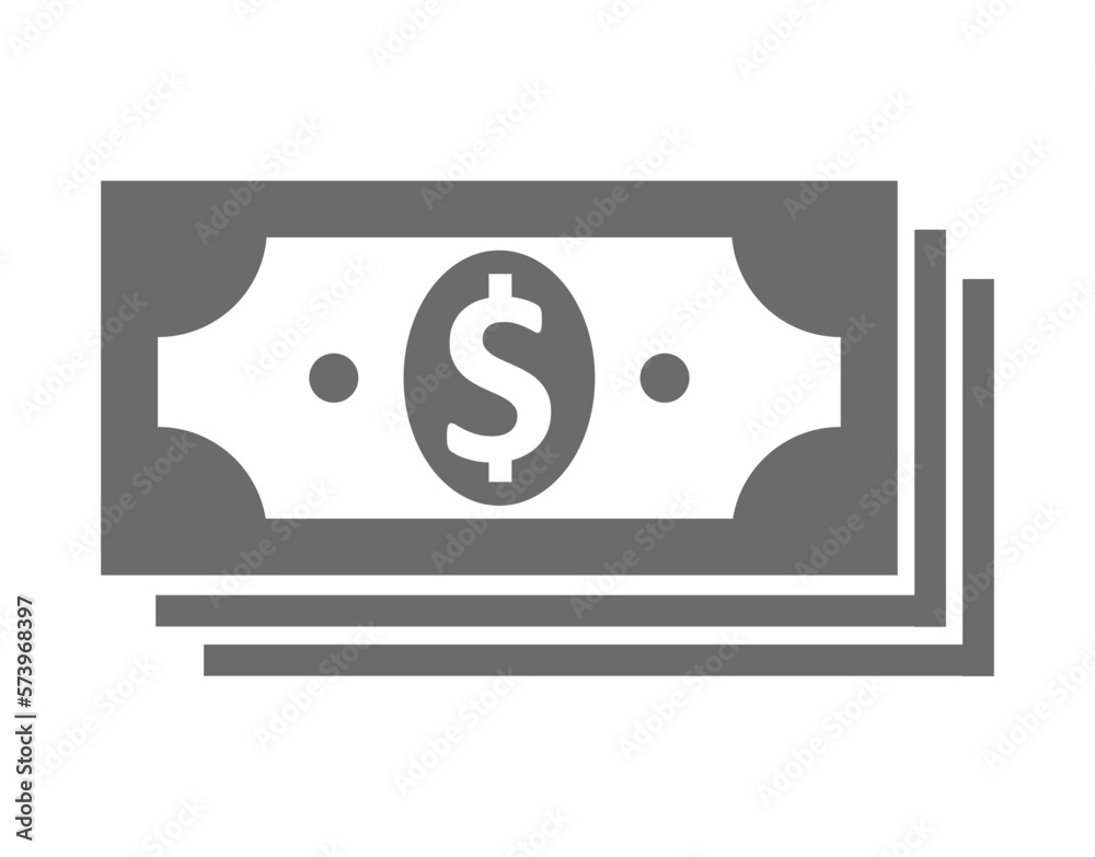 Cash Icon in trendy flat style isolated on white background. Money symbol for your web site design, logo, app, UI. Vector illustration, EPS10. Cash Icon in trendy flat style isolated on white background. Money symbol for your web site design, logo, app, UI. Vector illustration, EPS10.