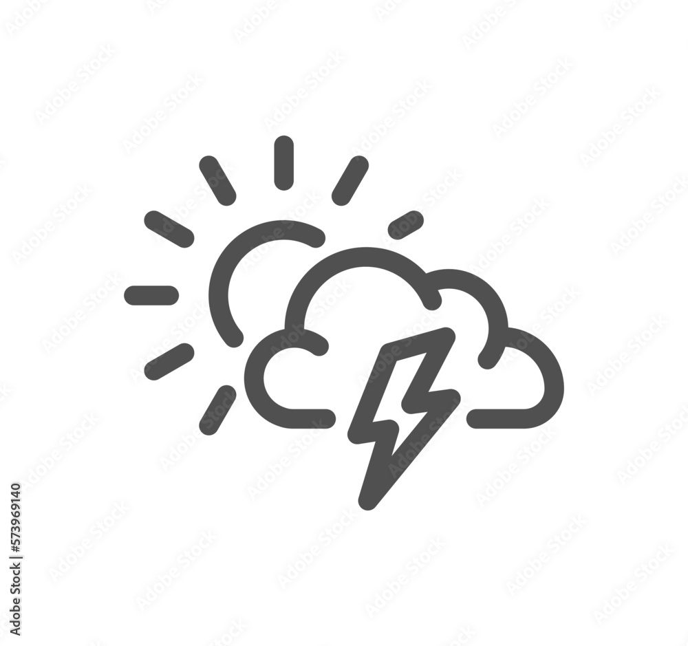 Weather related icon outline and linear vector. Weather related icon outline and linear vector.