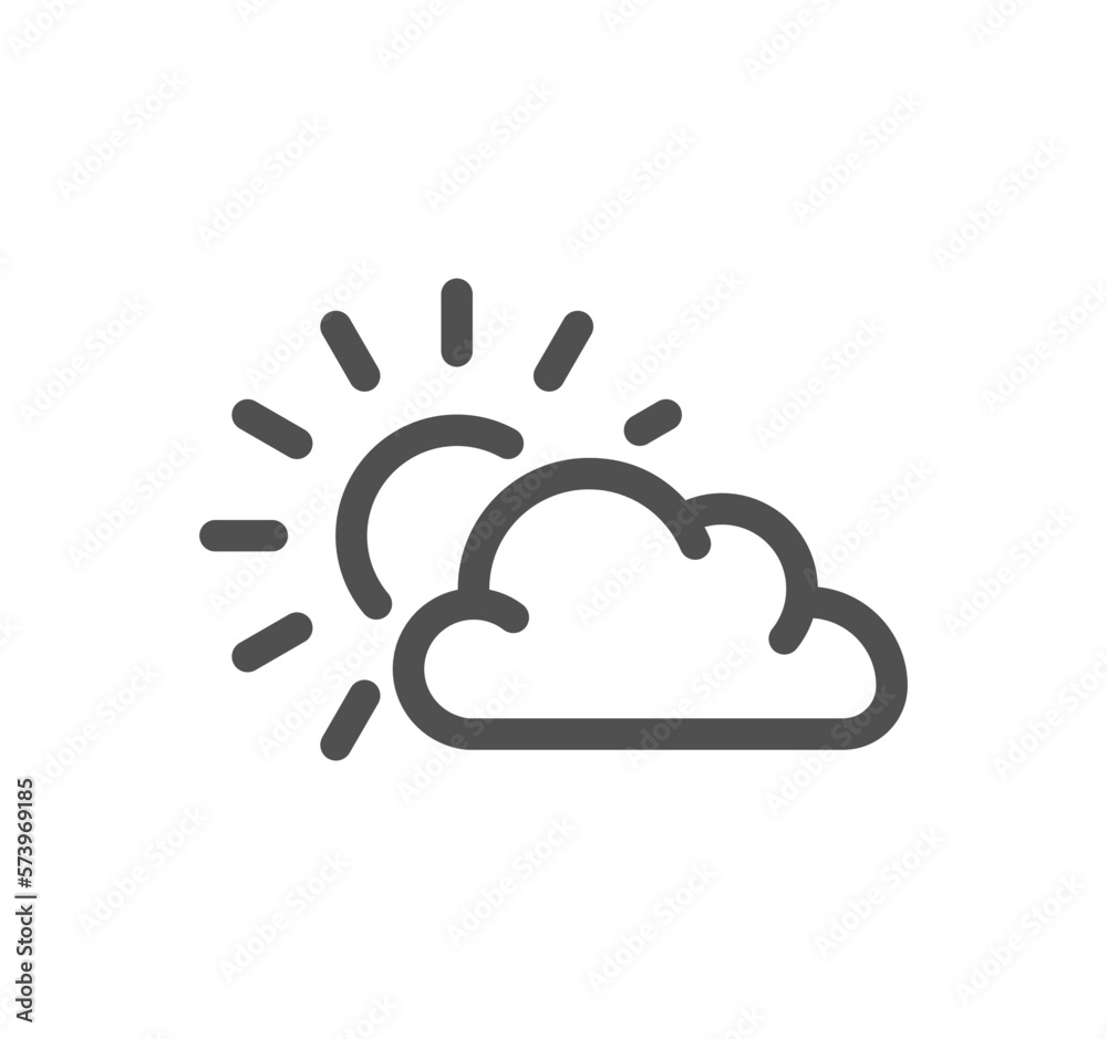 Weather related icon outline and linear vector. Weather related icon outline and linear vector.