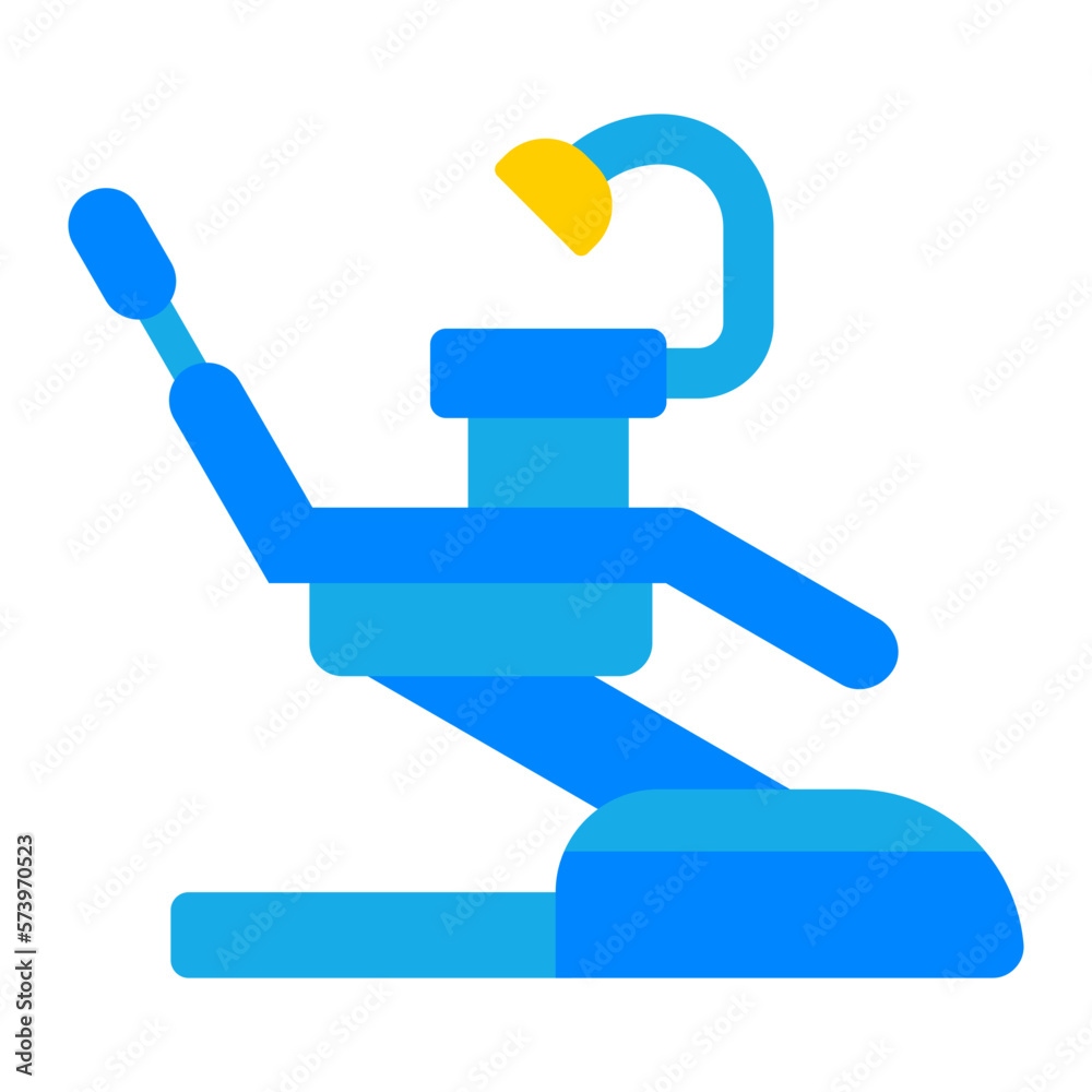 Dentist Chair Flat Icon Dentist Chair Flat Icon