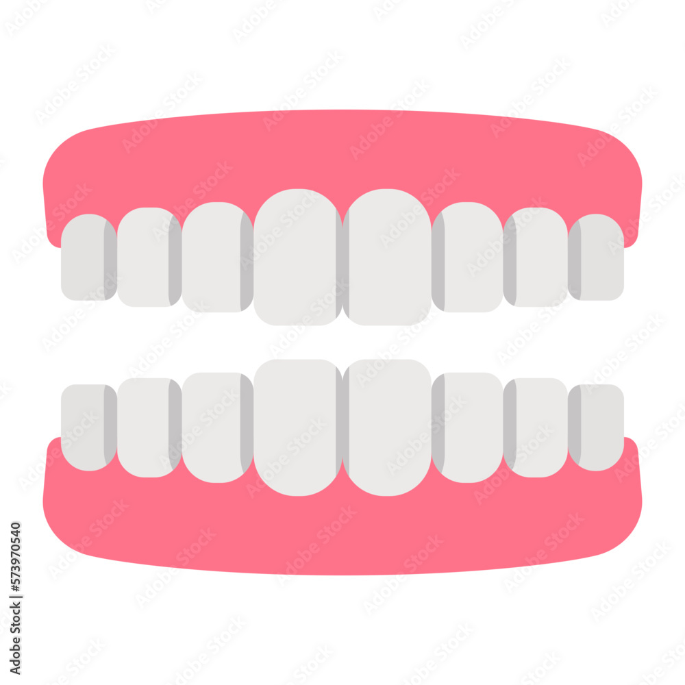 Teeth Flat Icon Teeth Flat Icon