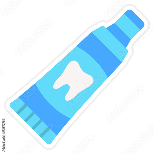 Toothpaste Sticker Icon