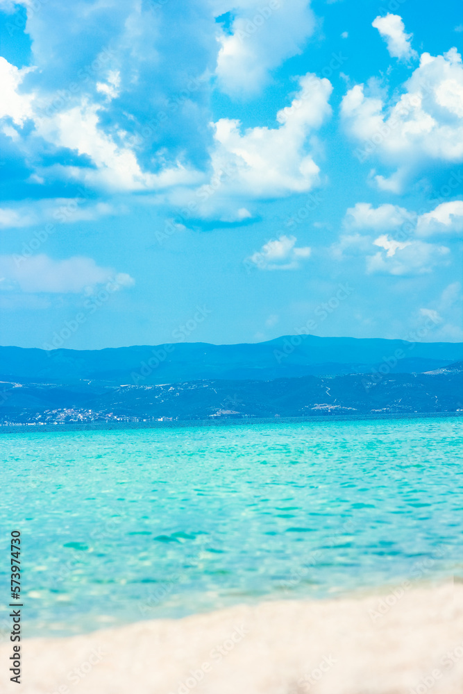 Beautiful sea of Greece at the coast Beautiful sea of Greece at the coast