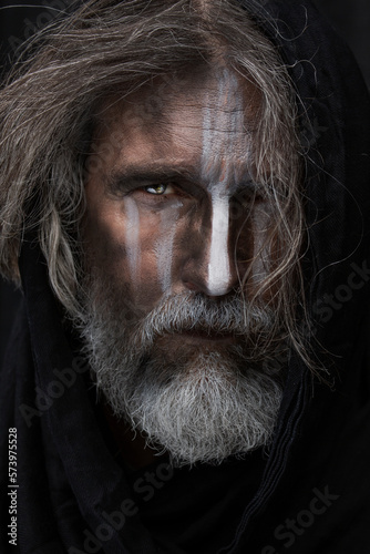 Bilde på lerret Celtic druid male portrait