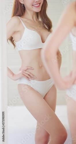 woman has good body shape
