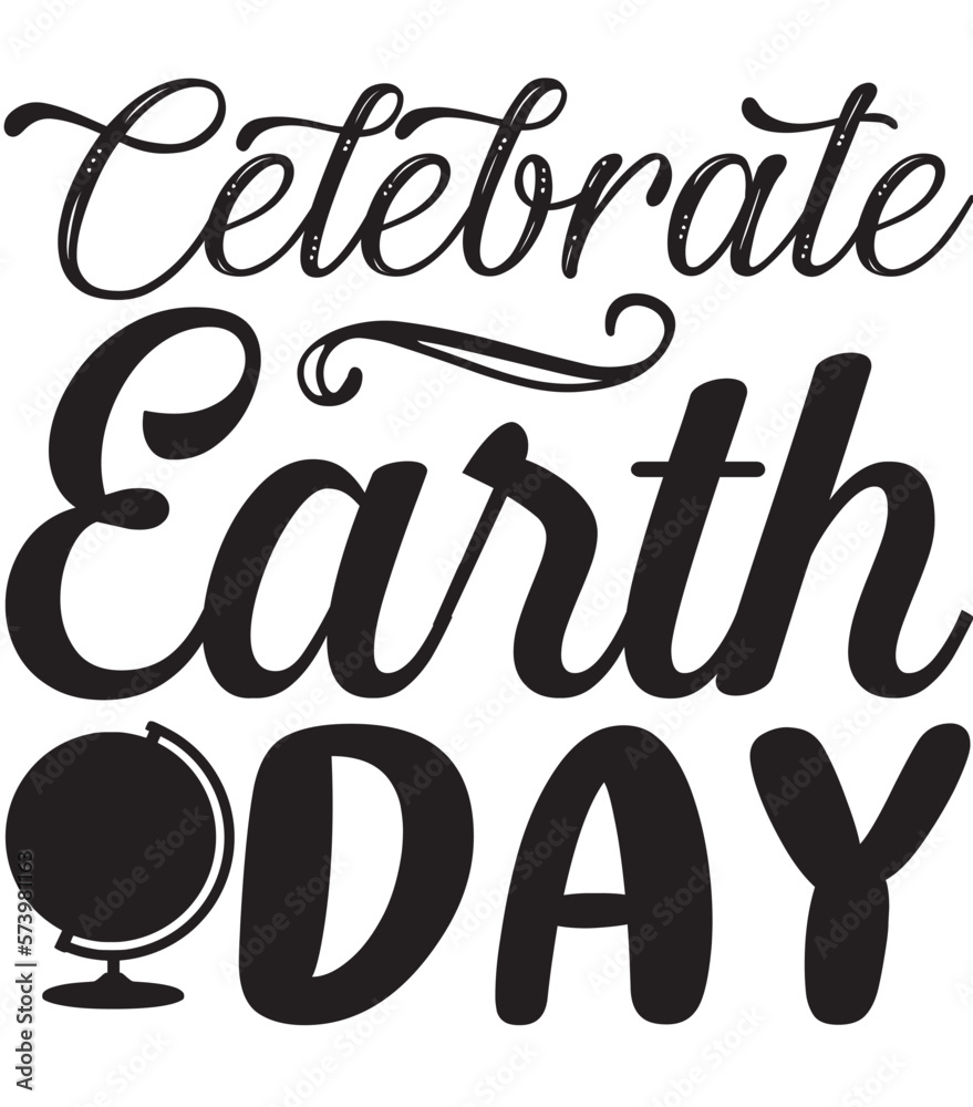 Celebrate earth day SVG cut files