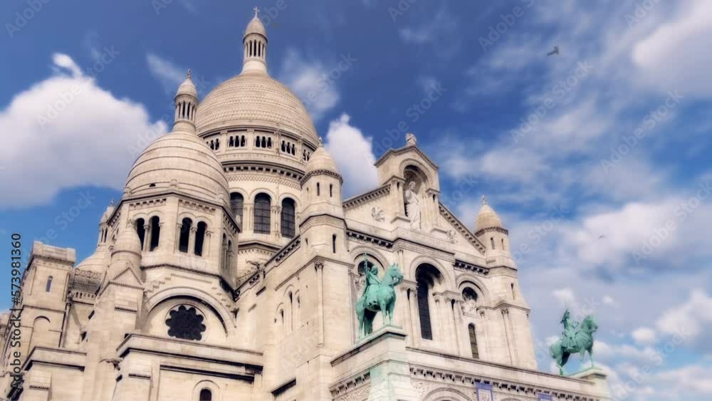 The Basilica of the Sacred Heart of Paris 3D Video Animation The Basilica of the Sacred Heart of Paris 3D Video Animation