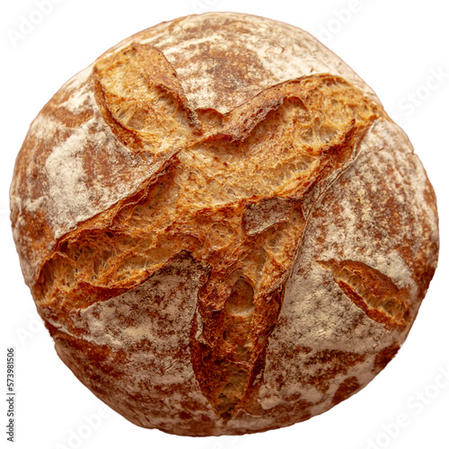 PNG sourdough bread transparency.
