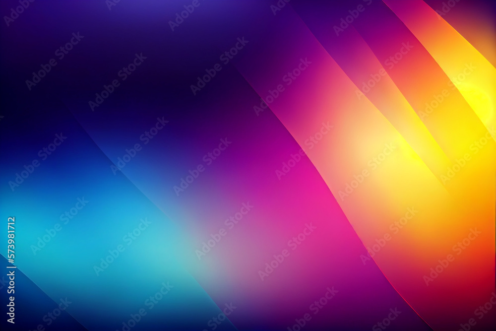Abstract colorful gradient background. Generative AI