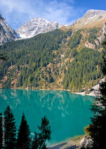Lake Antholz in South Tyrol