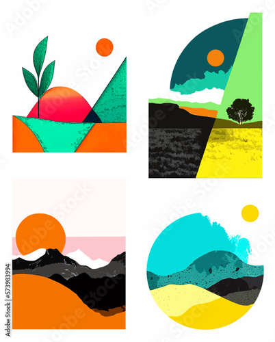 Landschaften, Illustrationen