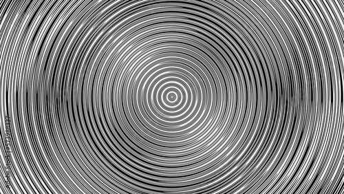 Hypnotic abstract illustratration. Black and white