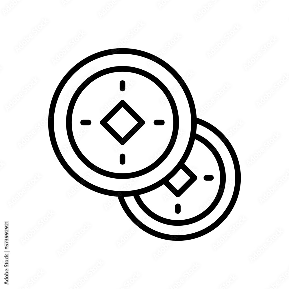 lucky coin icon for your website design, logo, app, UI. lucky coin icon for your website design, logo, app, UI.