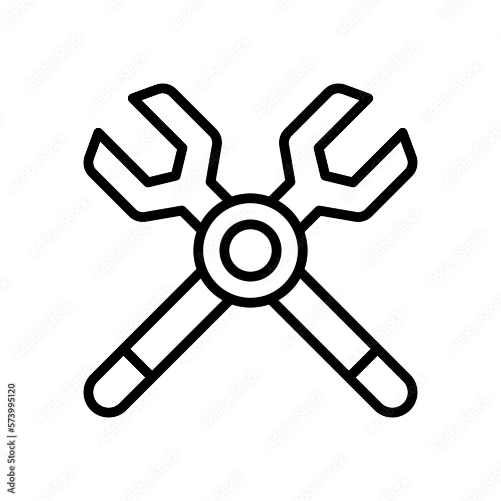 wrench icon for your website design, logo, app, UI. wrench icon for your website design, logo, app, UI.