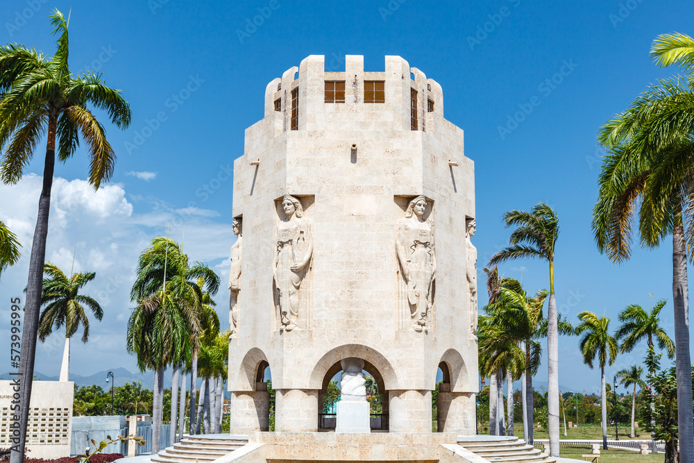 Exterior of the Mausoleum of José Martí (Cuban national hero) in Santa Ifigenia Cemetery, Santiago de Cuba, Cuba, Caribbean