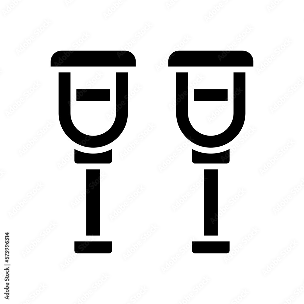crutch icon for your website design, logo, app, UI. crutch icon for your website design, logo, app, UI.