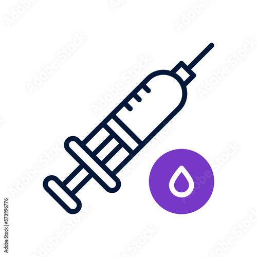 syringe icon for your website design, logo, app, UI. 