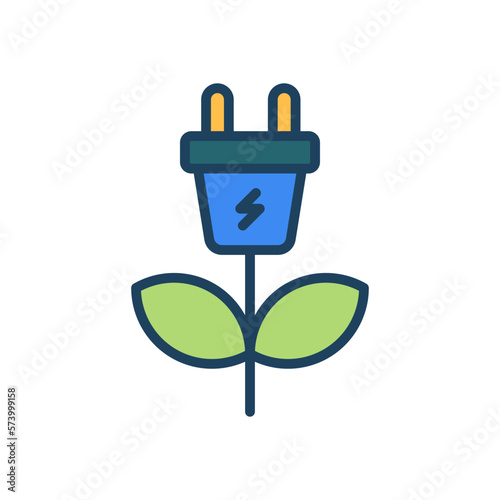 bioenergy icon for your website design, logo, app, UI. 