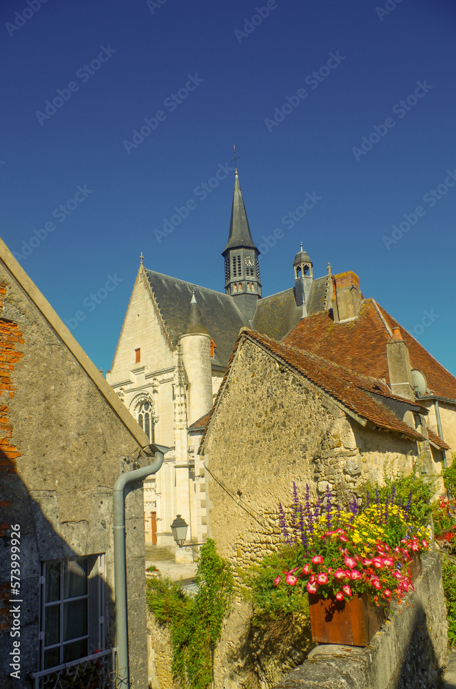 Miejscowość Montresor nad Loarą w Francji