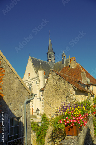 Miejscowość Montresor nad Loarą w Francji © Agnieszka