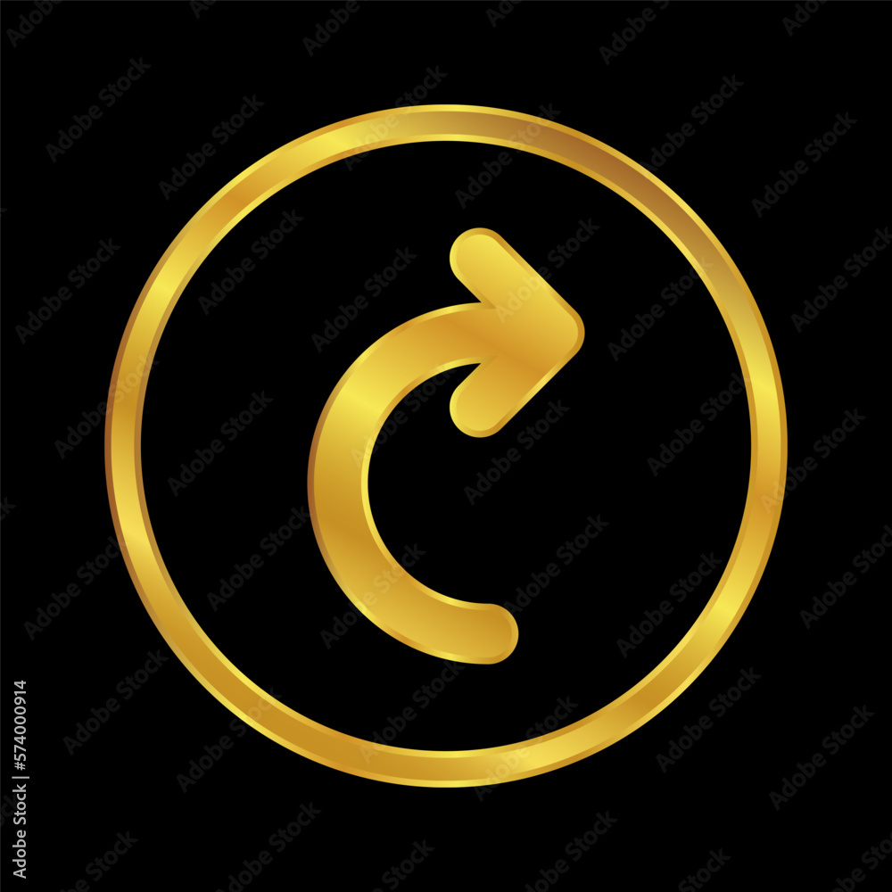 gold arrow vector logo template gold arrow vector logo template