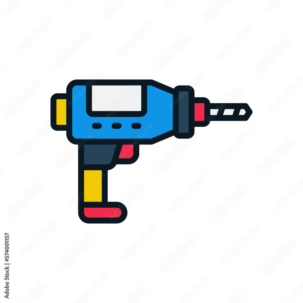 drill icon for your website design, logo, app, UI. drill icon for your website design, logo, app, UI.