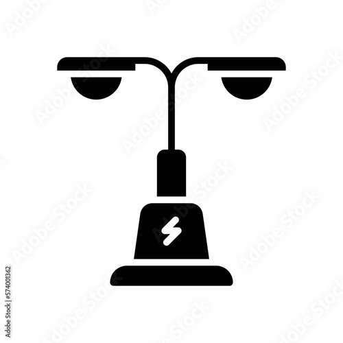 lamp street icon for your website design, logo, app, UI. 