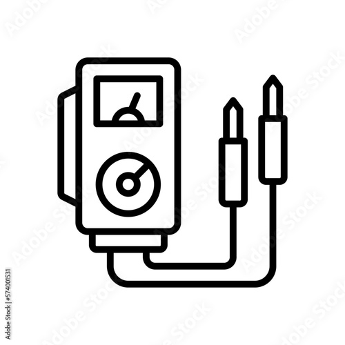 voltmeter icon for your website design, logo, app, UI. 