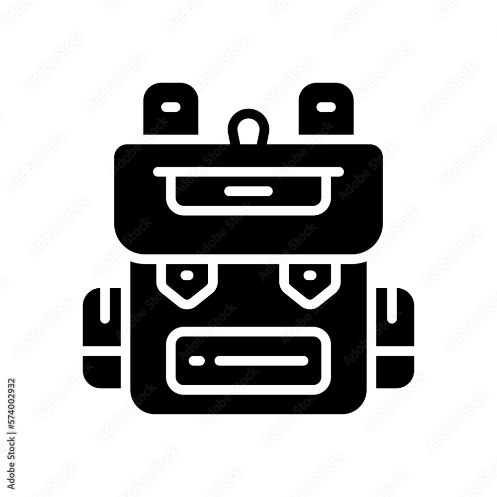 backpack icon for your website, mobile, presentation, and logo design. backpack icon for your website, mobile, presentation, and logo design.