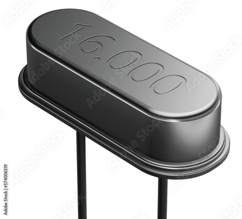 Εκτύπωση καμβά Crystal Oscillator 16.000 3d rendering