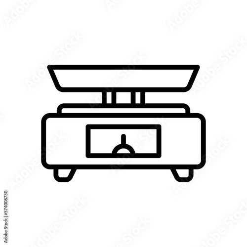 weigh scale icon for your website design, logo, app, UI. 