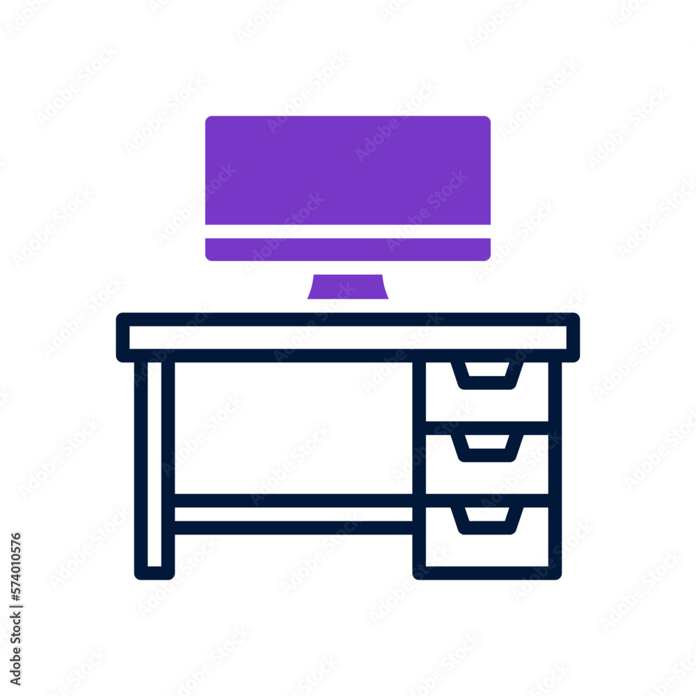 desk icon for your website design, logo, app, UI. desk icon for your website design, logo, app, UI.