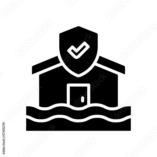 flood protection icon for your website, mobile, presentation, and logo design.