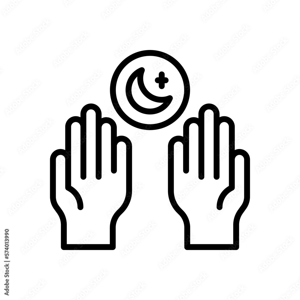 pray icon for your website design, logo, app, UI. pray icon for your website design, logo, app, UI.