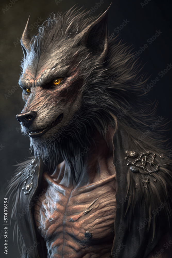 Werewolf Definition Full Moon Transformation: The Horrifying Legend of the Werewolf Stock ...