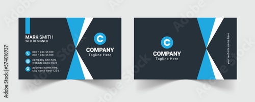 Corporate business card template, Modern business card design template, Clean professional business card template, visiting card, business card template.