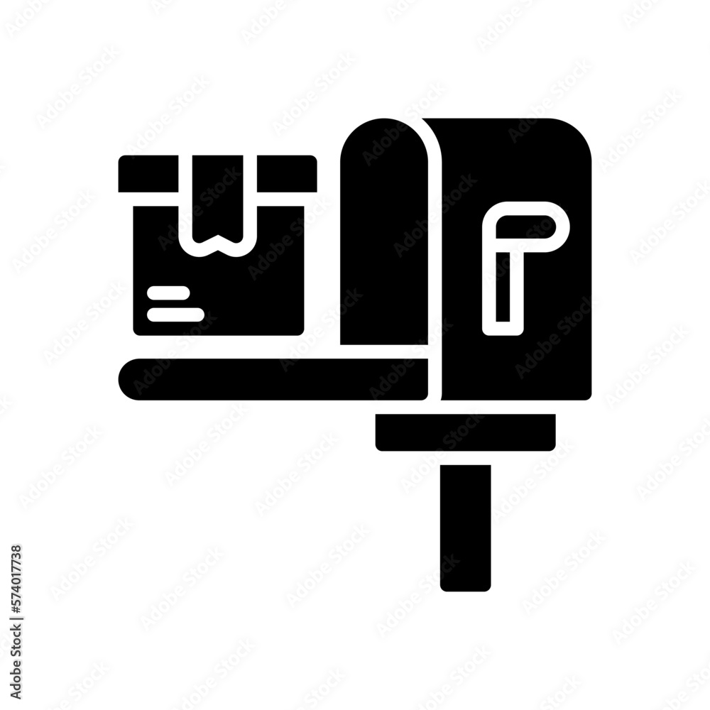post box icon for your website design, logo, app, UI. post box icon for your website design, logo, app, UI.