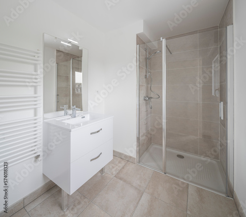 Mordern and luxury bathroom interior