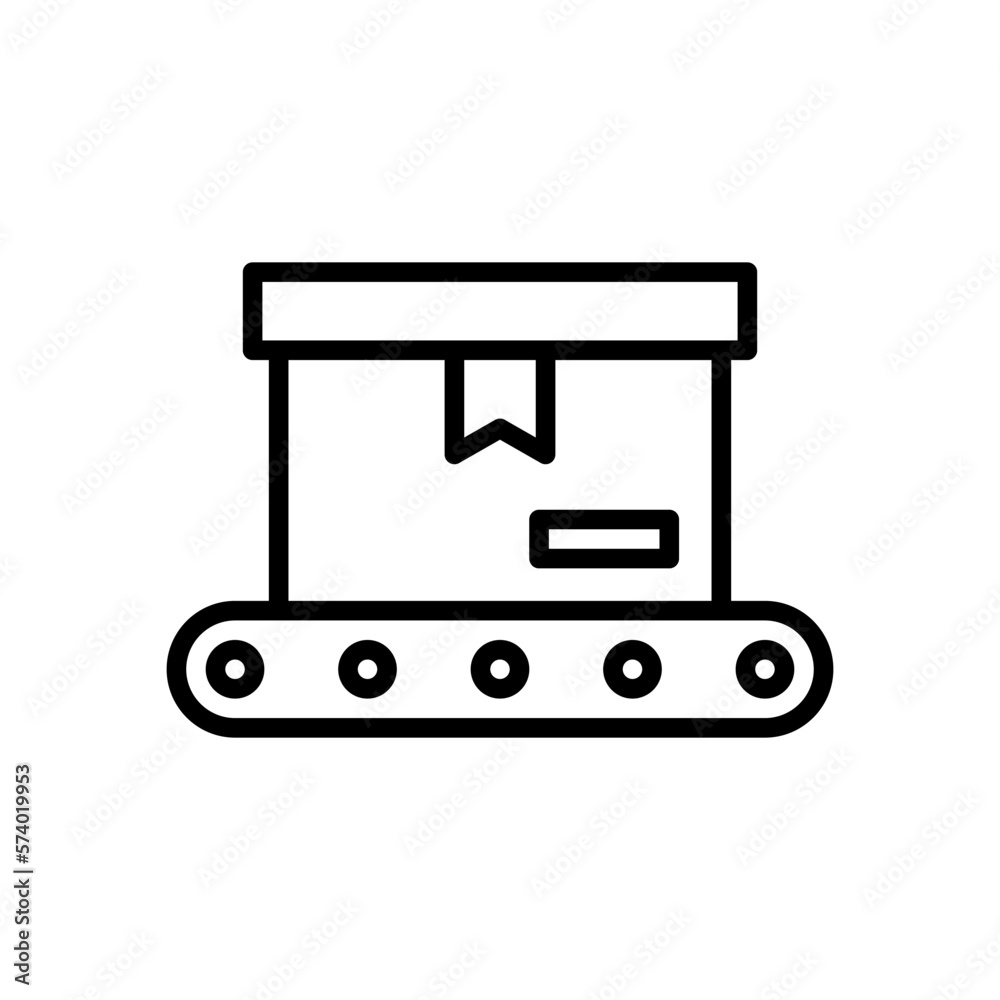 conveyor icon for your website design, logo, app, UI. conveyor icon for your website design, logo, app, UI.