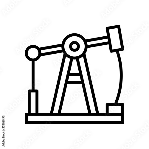 pump jack icon for your website design, logo, app, UI. 